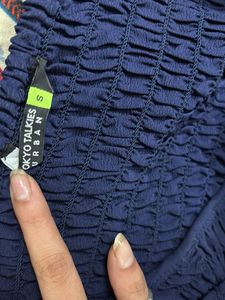 Navy Smocked Sundress