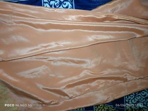 Peach Satin SareeSaree