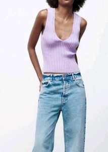 Zara Women&#39;s Purple Vest
