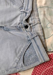 Denim👖light Sky Blue Jeans