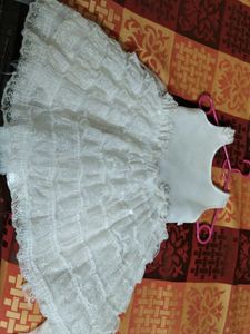 Cute White Frock Dress