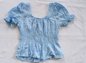 Smocked Peasant Top.
