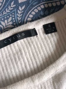 Cream Cable Knit Sweater