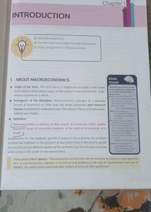 Introductory Macroeconomics - Class XII