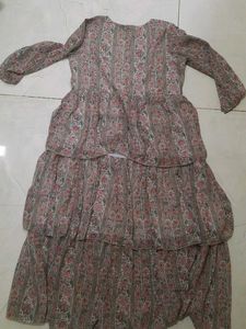 Long kurta with Detachable belt