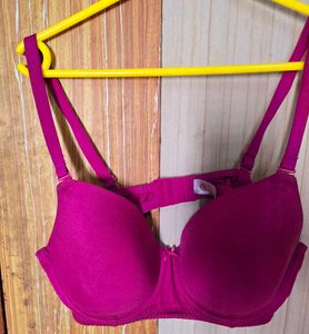 Zivame Padded And Wired  Pink Bra