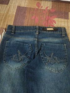 Vintage Embroideried Bootcut Jeans For Women