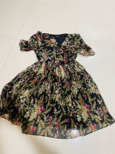 Floral Print Midi Dress