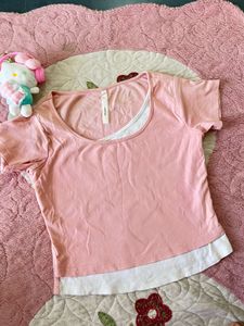 Cute Pink Layered T-Shirt