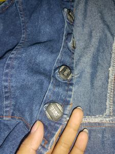 Denim Half Jacket