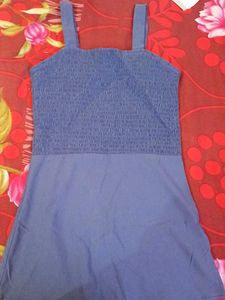 Blue Dress / top &amp; Shrug Set
