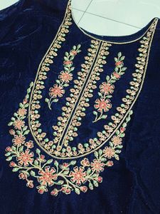 Beautiful Velvet Kurta Set