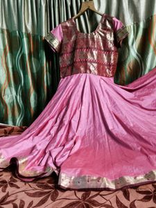 Pink Ethnic Gown XXL