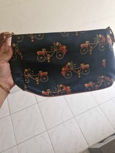 Cycle Print Modern HandBag