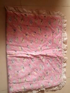 Girl Baby Matress And Bedsheet