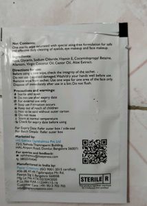 Aquim Eye Lid Wipes - 18 Nos