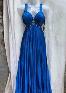 I. Elegant Blue Maxi Dress