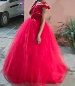 Red Princess Gown