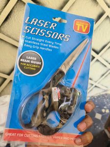 Laser Scissors For Accurate Cutting New Pack ✂️✂️✂