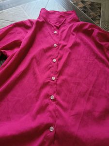 Pink Button-Down Shirt