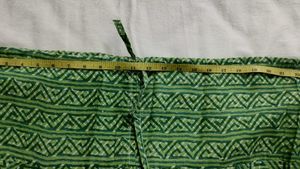 Biba Brand Kurta Churidar Set In Green Colour
