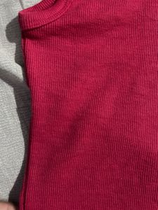 Chic Red Ribbed Tank | Everyday Comfort &amp; Style