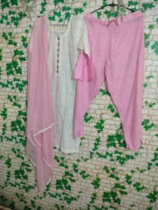 White Pink Suit