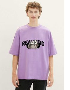 Round neck tee oversized