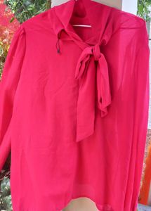Fire Red Zara Top