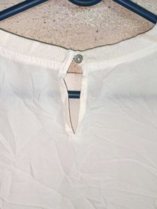 Ladies Summer Fashion Top Sleeveless White