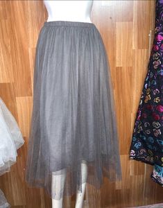 Pleated Pinteresty Formal Grey Skirt