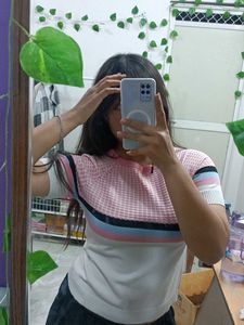 Striped Knit Top