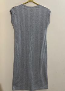 2 Set Of Dress - Black And White , Grey Midi