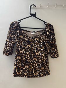 Leopard Print Top
