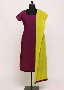 Trisha Inspired Kurti With Dupatta 0