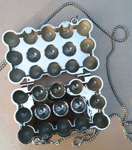 silver bubble clutch🩶