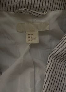 Striped Casual Blazer