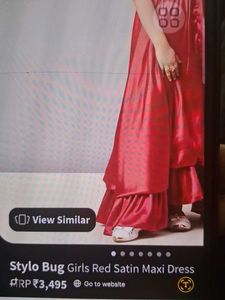Red Girls&#39; Dress Stylobug Brand