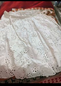 White Mini Skirt