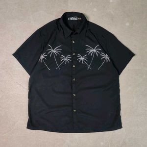 Tropical Palm Print Shirt