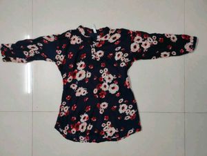 Colorful Flower ful Top