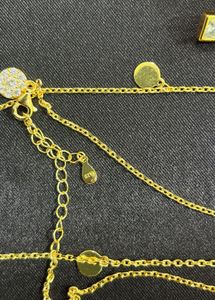 GIVA 925 silver Gold plated Necklace Set