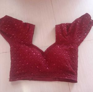 Beautiful Stiched Lehega With Padded Stich Blouse