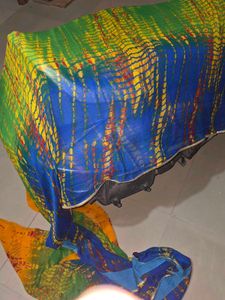 Elegant Yellow multicolour Saree