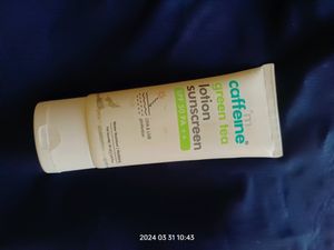 M Caffeine Sunscreen