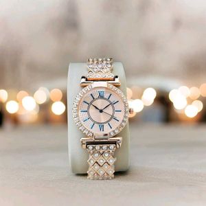 Elegant Rose Gold Crystal Watch