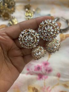 Floral Jhumka Earrings