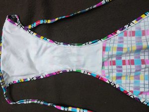 Cute Plaid Bikini Bottom 🔥