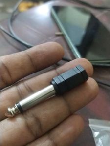 6.35mm stereo male to 3.5mm jack