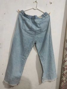 Wide Leg Denim Jeans